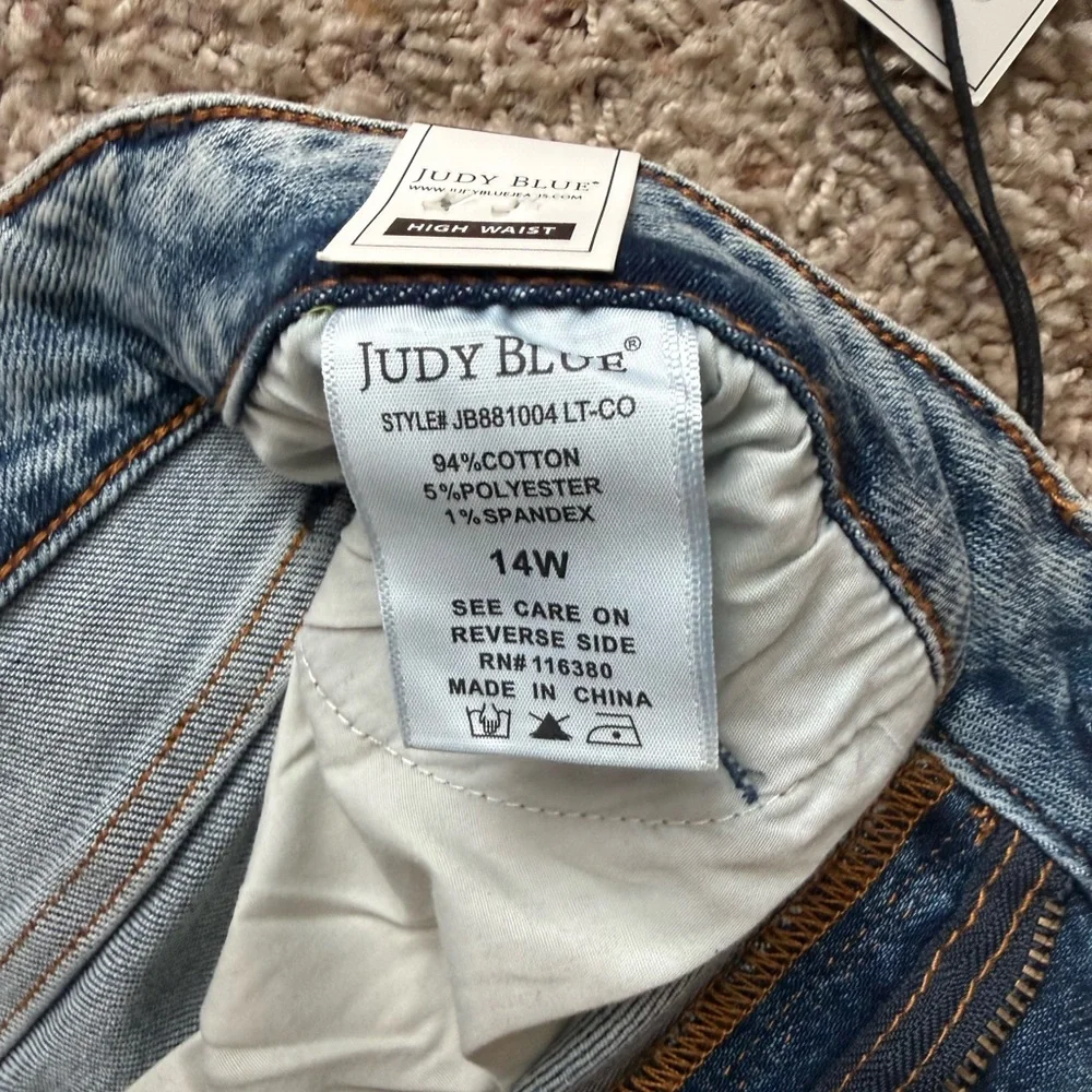 Judy Blue High Waisted Baggy Jeans NWT - 14W